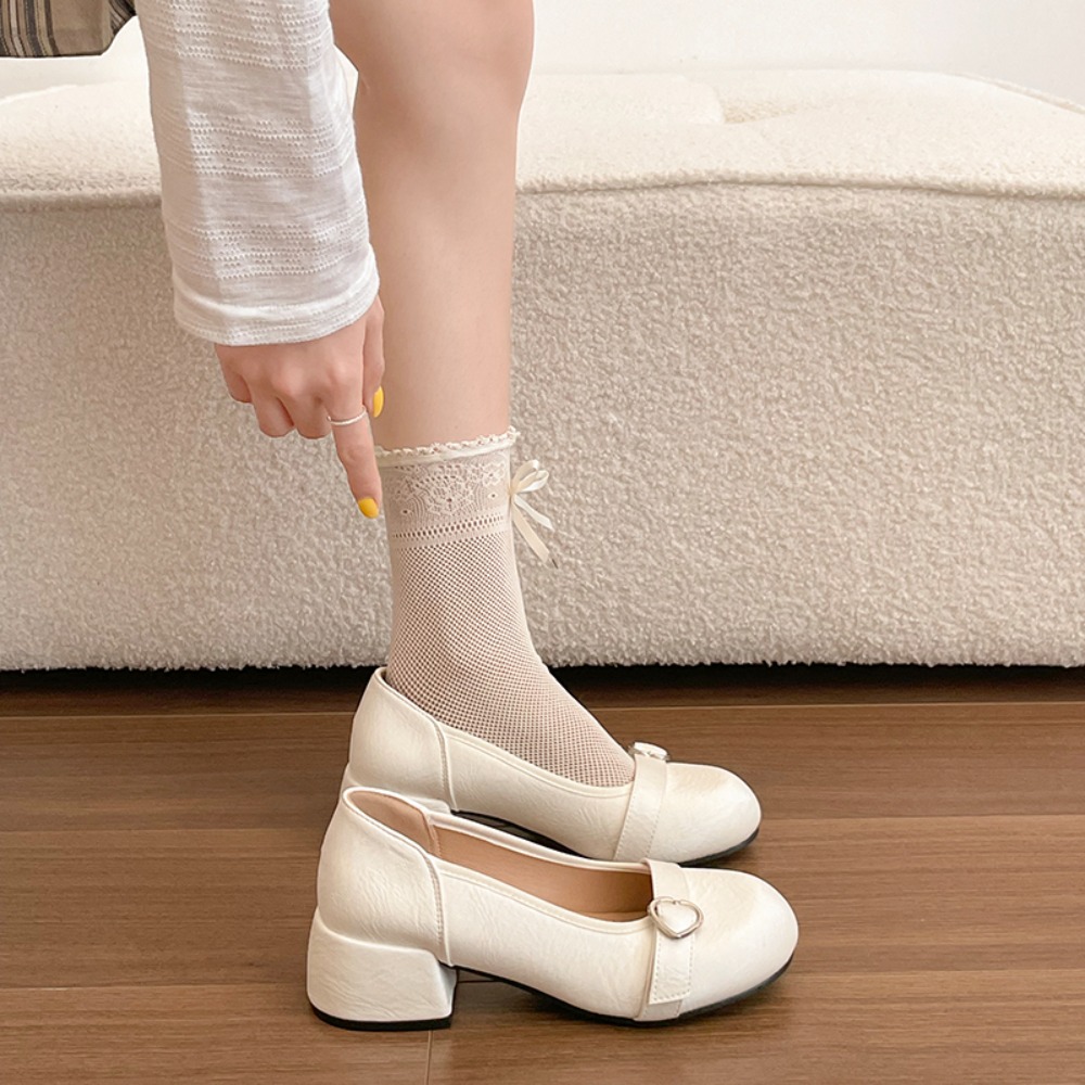 Sepatu Hak Tinggi Chunky Heel  - Women Shoes Mk ulasan dan harga